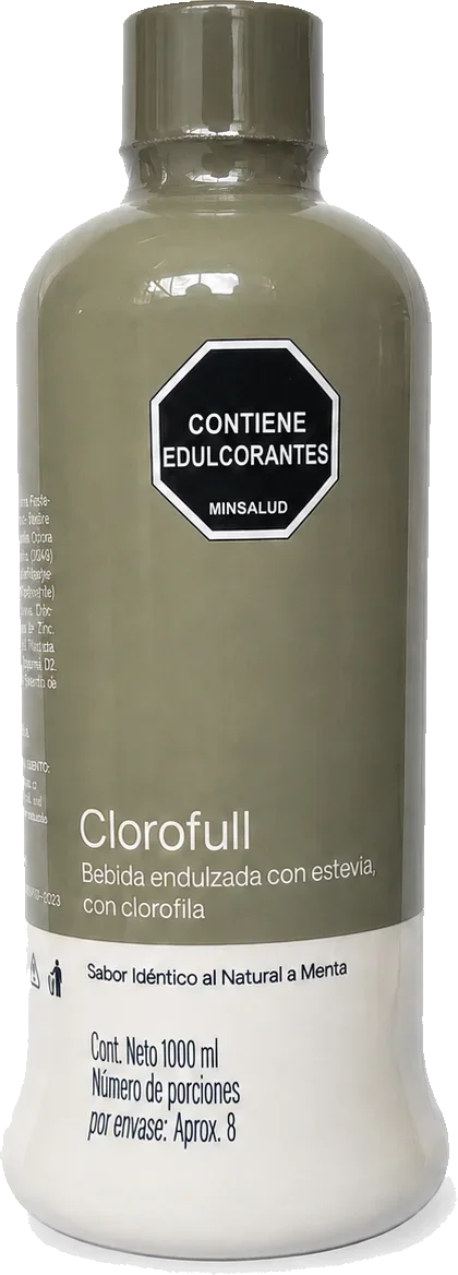 Una botella de Clorofull de 1 litro